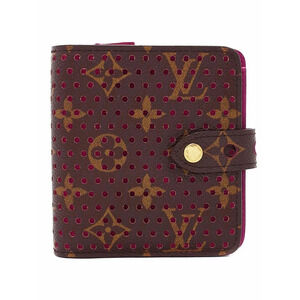 Louis Vuitton Monogram Perfo Compact Zip Short Wallet